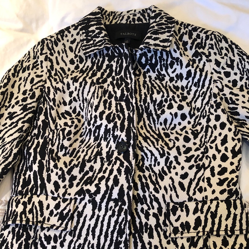 Talbots Leopard Print Jacket - Picture 2 of 4